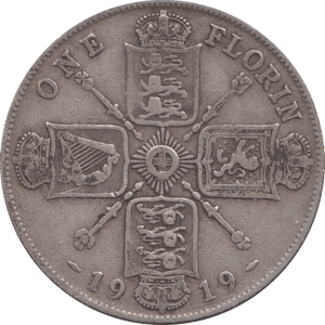 1919 FLORIN ( GF ) 8 - FLORIN - Cambridgeshire Coins