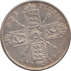 1919 FLORIN ( GF ) - FLORIN - Cambridgeshire Coins
