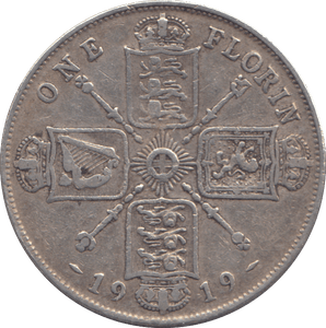 1919 FLORIN ( GF ) - FLORIN - Cambridgeshire Coins