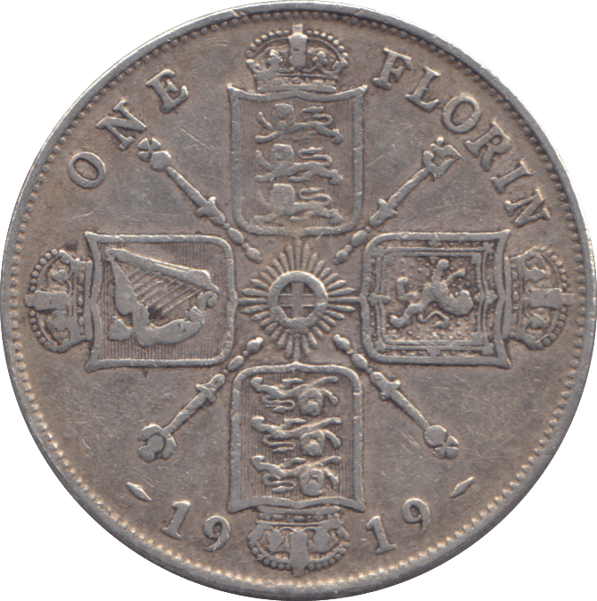 1919 FLORIN ( GF ) - FLORIN - Cambridgeshire Coins