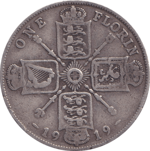 1919 FLORIN ( GF ) - FLORIN - Cambridgeshire Coins