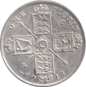 1919 FLORIN ( GVF ) - FLORIN - Cambridgeshire Coins