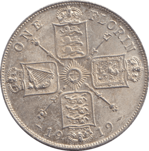 1919 FLORIN ( UNC ) - FLORIN - Cambridgeshire Coins