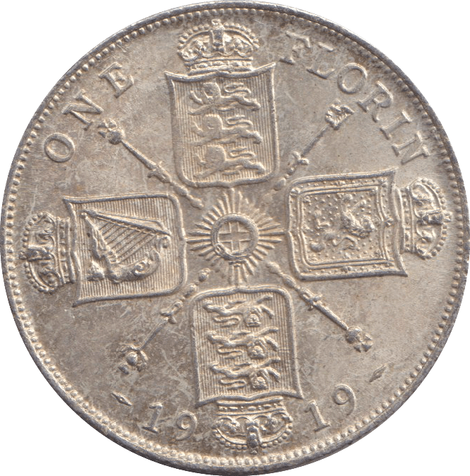 1919 FLORIN ( UNC ) - FLORIN - Cambridgeshire Coins