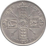 1919 FLORIN ( VF ) - FLORIN - Cambridgeshire Coins