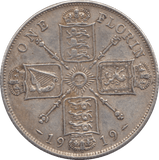 1919 FLORIN ( VF ) - FLORIN - Cambridgeshire Coins