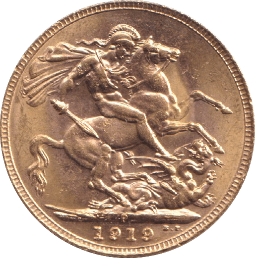 1919 GOLD SOVEREIGN ( UNC ) PERTH MINT - SOVEREIGN - Cambridgeshire Coins