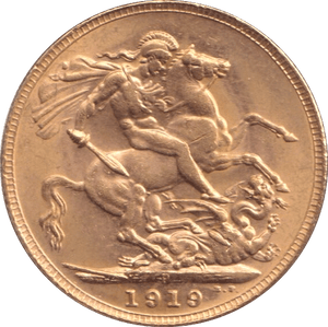 1919 GOLD SOVEREIGN ( UNC ) PERTH MINT - SOVEREIGN - Cambridgeshire Coins