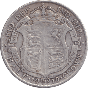 1919 HALFCROWN ( FINE ) - HALFCROWN - Cambridgeshire Coins
