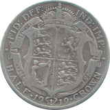 1919 HALFCROWN ( FINE ) - HALFCROWN - Cambridgeshire Coins