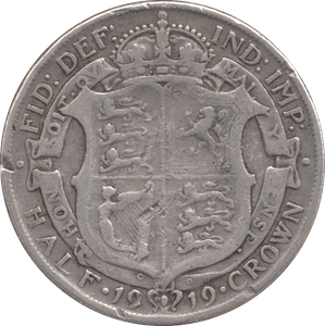 1919 HALFCROWN ( FINE ) - Halfcrown - Cambridgeshire Coins