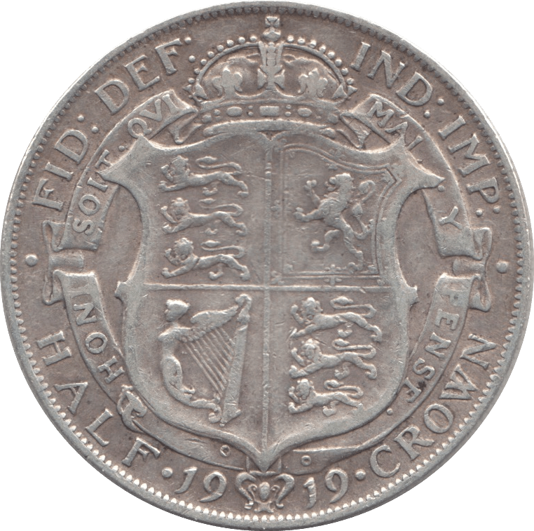 1919 HALFCROWN ( GF ) - HALFCROWN - Cambridgeshire Coins