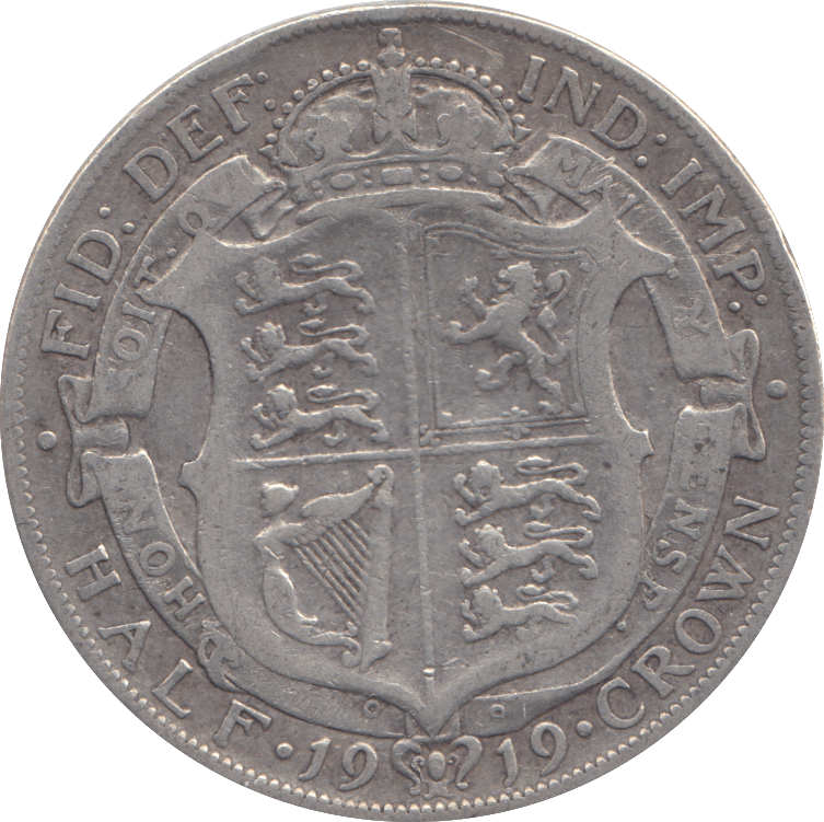 1919 HALFCROWN ( GF ) - HALFCROWN - Cambridgeshire Coins