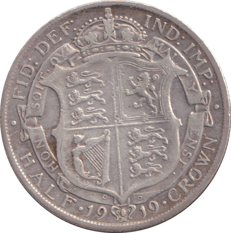 1919 HALFCROWN ( GF ) - WORLD COINS - Cambridgeshire Coins