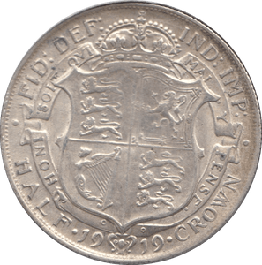 1919 HALFCROWN ( GVF ) - HALFCROWN - Cambridgeshire Coins