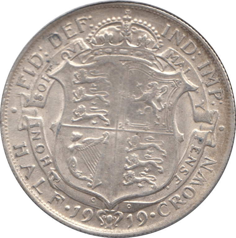 1919 HALFCROWN ( GVF ) - HALFCROWN - Cambridgeshire Coins