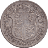 1919 HALFCROWN ( VF ) - HALFCROWN - Cambridgeshire Coins
