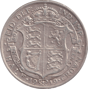 1919 HALFCROWN ( VF ) - HALFCROWN - Cambridgeshire Coins
