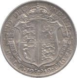 1919 HALFCROWN ( VF ) - HALFCROWN - Cambridgeshire Coins