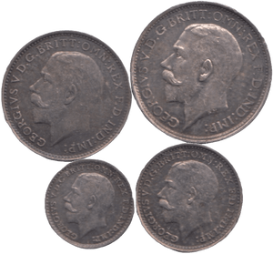 1919 MAUNDY SET GEORGE V - Maundy Set - Cambridgeshire Coins