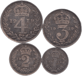 1919 MAUNDY SET GEORGE V - Maundy Set - Cambridgeshire Coins