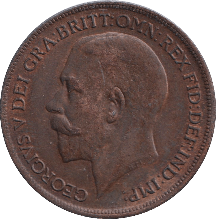 1919 PENNY ( AUNC ) - PENNY - Cambridgeshire Coins