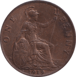 1919 PENNY ( AUNC ) - PENNY - Cambridgeshire Coins