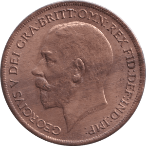 1919 PENNY ( AUNC ) - PENNY - Cambridgeshire Coins