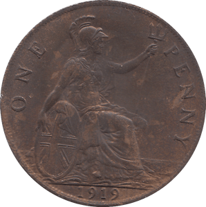 1919 PENNY ( BU ) - PENNY - Cambridgeshire Coins
