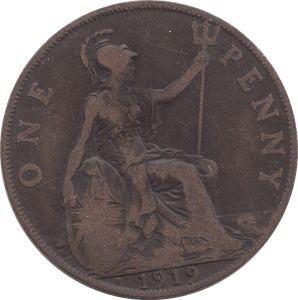 1919 PENNY ( FINE ) KN - PENNY - Cambridgeshire Coins
