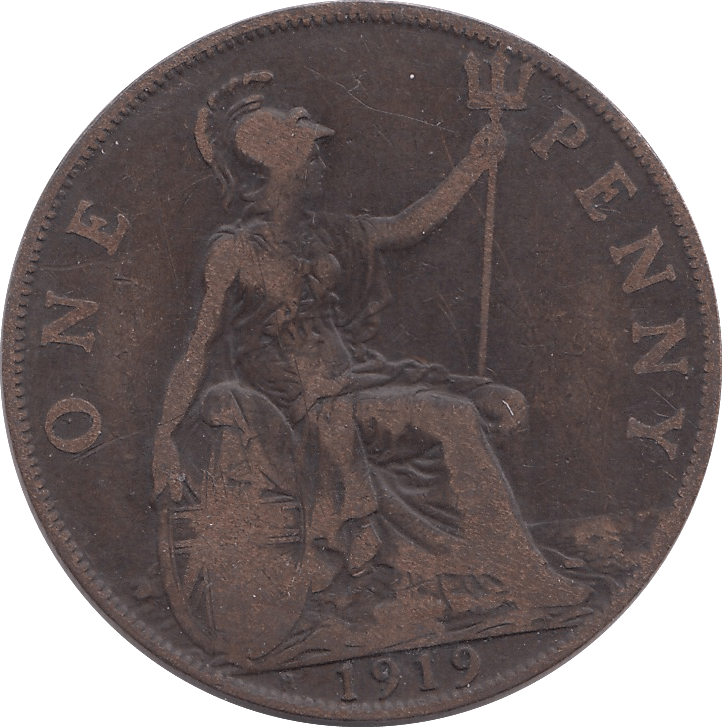 1919 PENNY ( FINE ) KN - PENNY - Cambridgeshire Coins