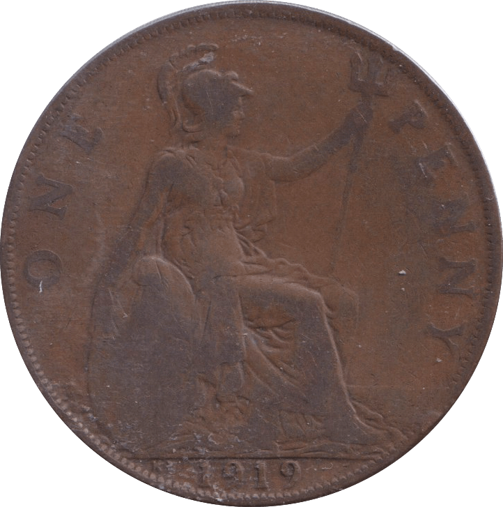 1919 PENNY ( FINE ) KN - PENNY - Cambridgeshire Coins