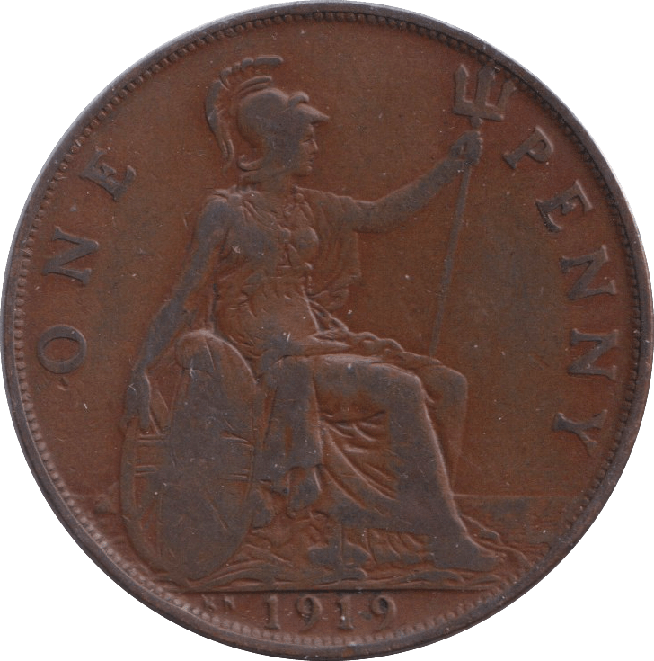 1919 PENNY ( FINE ) - PENNY - Cambridgeshire Coins