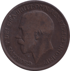 1919 PENNY ( FINE ) - PENNY - Cambridgeshire Coins