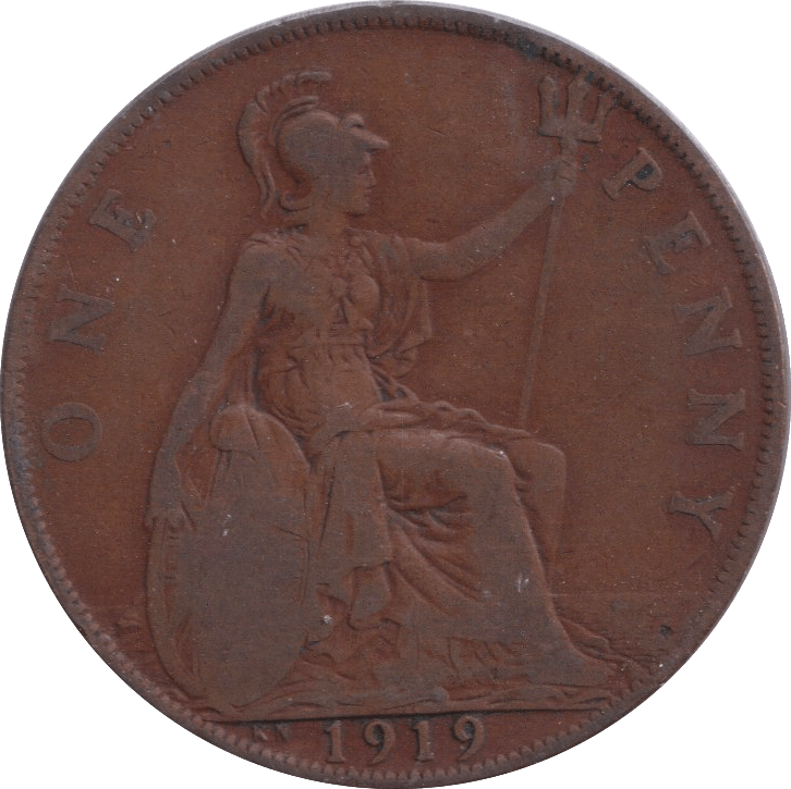 1919 PENNY ( FINE ) - PENNY - Cambridgeshire Coins