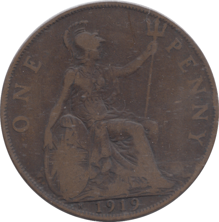 1919 PENNY ( FINE ) - PENNY - Cambridgeshire Coins