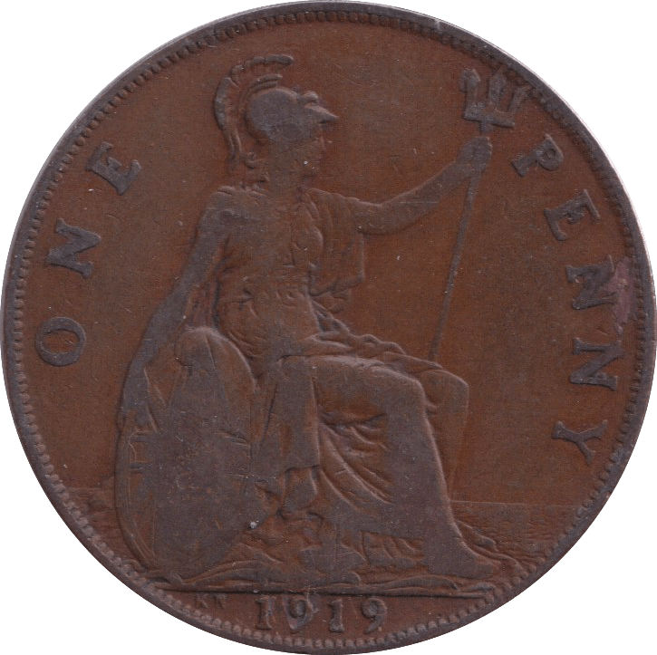 1919 PENNY ( FINE ) - PENNY - Cambridgeshire Coins