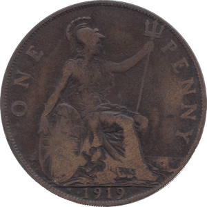 1919 PENNY ( GF ) H - PENNY - Cambridgeshire Coins