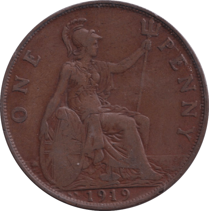 1919 PENNY ( NF ) - PENNY - Cambridgeshire Coins