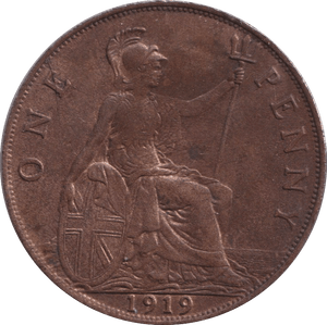 1919 PENNY ( UNC ) - PENNY - Cambridgeshire Coins