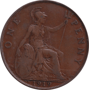 1919 PENNY ( VF ) KN - PENNY - Cambridgeshire Coins