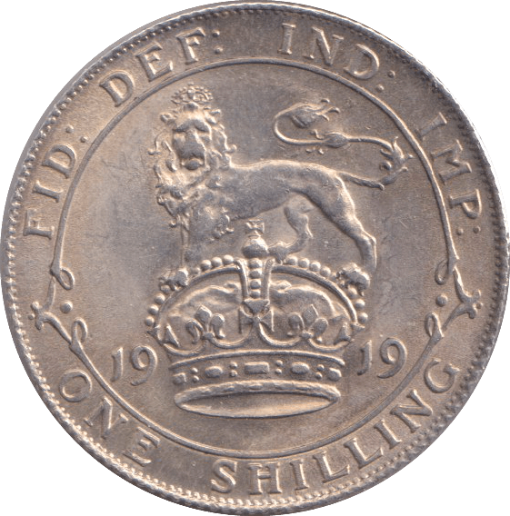 1919 SHILLING ( AUNC ) - SHILLING - Cambridgeshire Coins