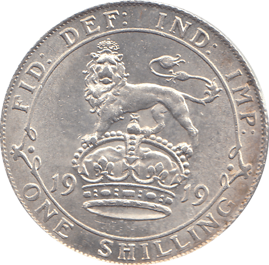 1919 SHILLING (EF) - SHILLING - Cambridgeshire Coins