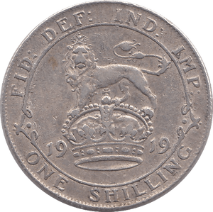 1919 SHILLING ( FINE ) - Shilling - Cambridgeshire Coins