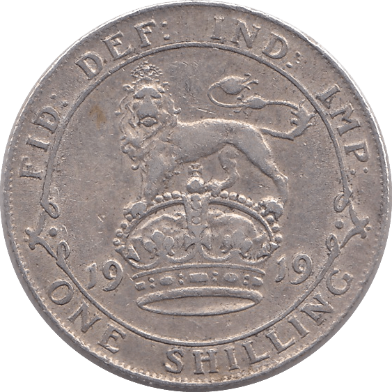 1919 SHILLING ( FINE ) - Shilling - Cambridgeshire Coins