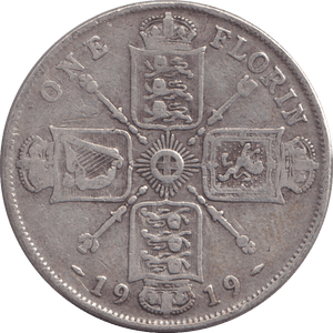1919 SHILLING ( FINE ) - SHILLING - Cambridgeshire Coins