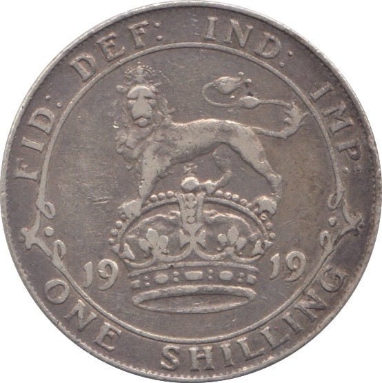 1919 SHILLING ( GF ) - SHILLING - Cambridgeshire Coins