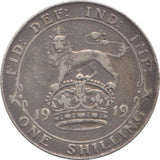 1919 SHILLING ( GF ) - SHILLING - Cambridgeshire Coins