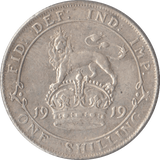 1919 SHILLING ( GVF ) - Shilling - Cambridgeshire Coins