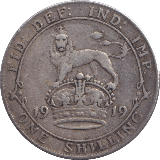 1919 SHILLING ( NF ) - SHILLING - Cambridgeshire Coins